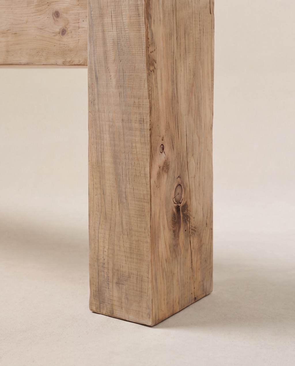 Fuji Hallway Table — Lightwood close-up 4