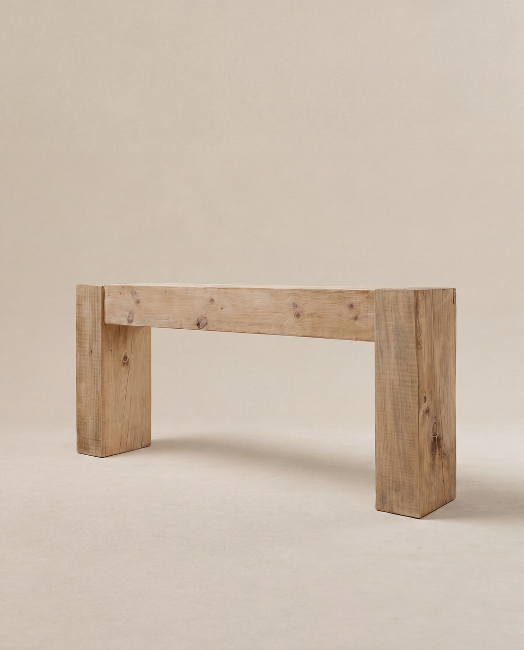 Fuji Hallway Table in Lightwood