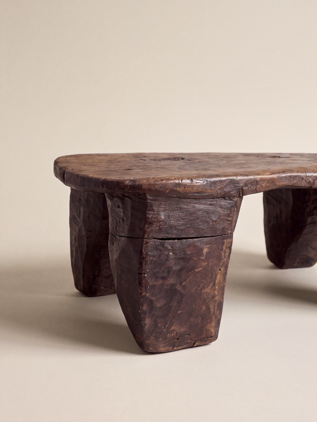 Hand Carved Stool — alternative angle b