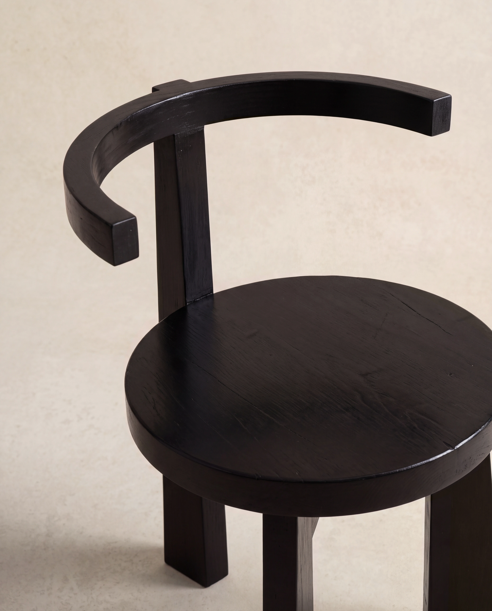 Kabutō Dining Chair — Backrest and seat detail