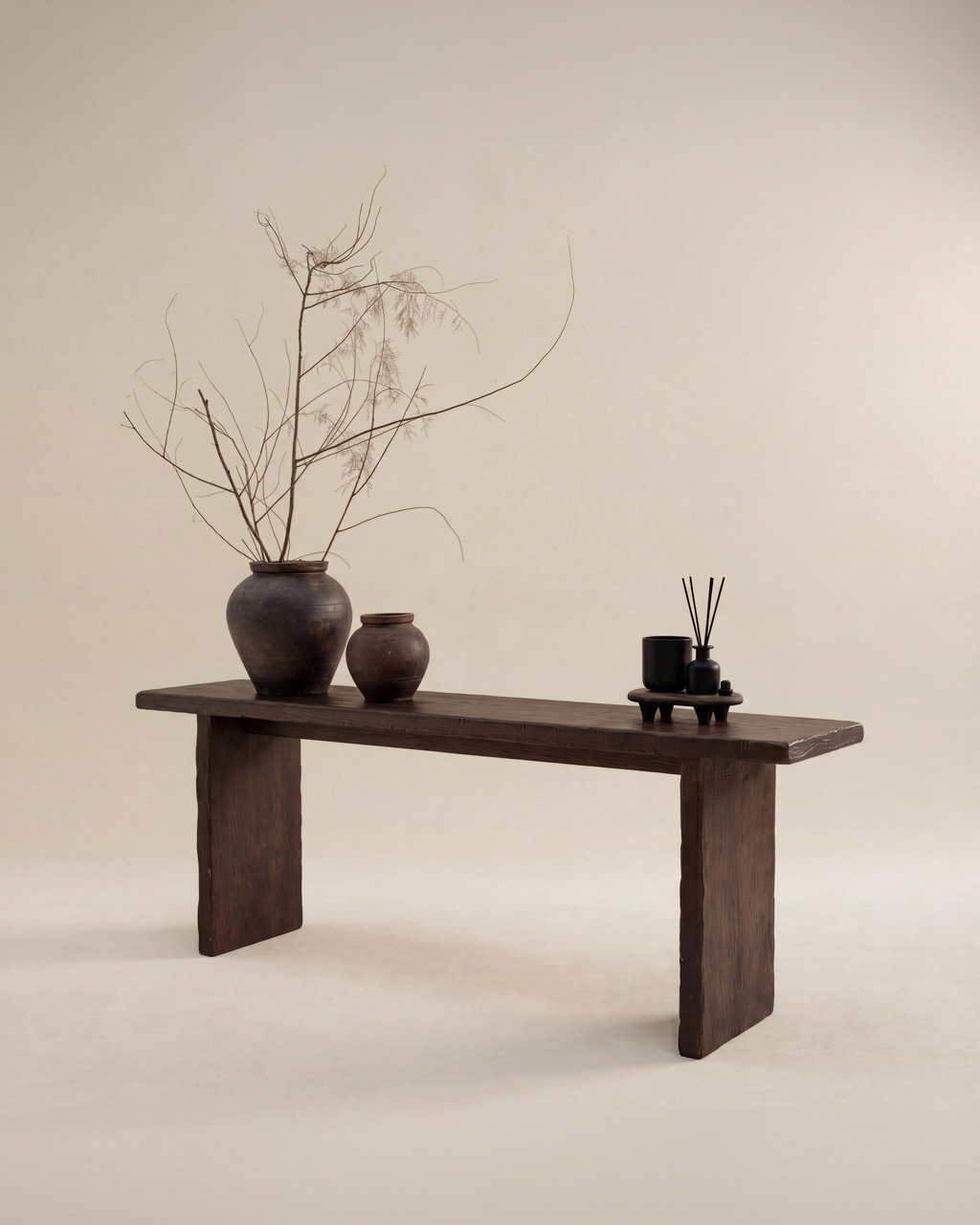 Kyoto Hallway Table in Kyoto Brown