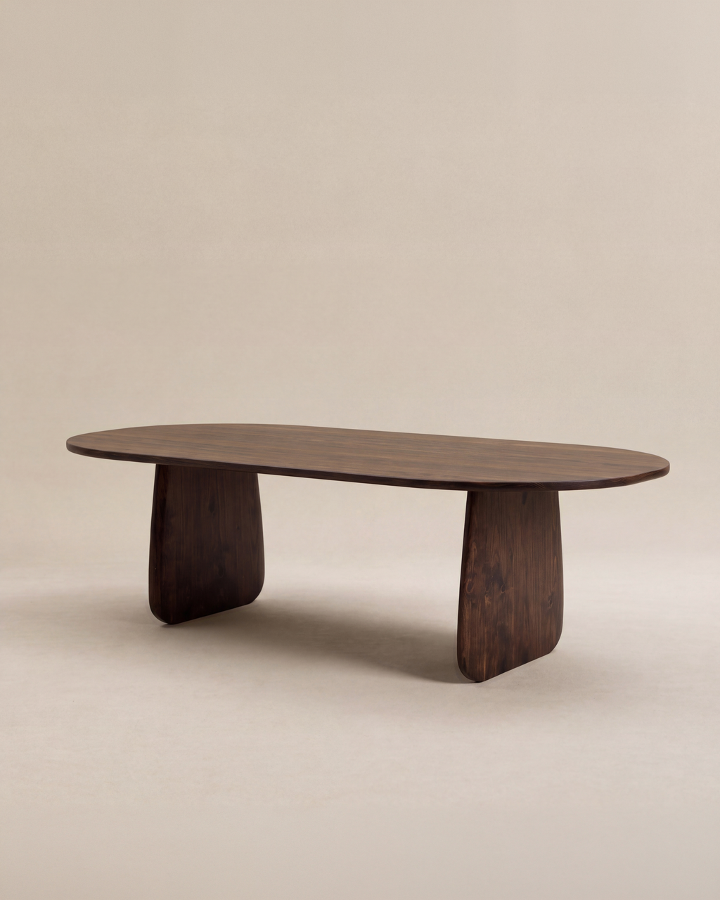 Milo Dining Table in Kyoto Brown