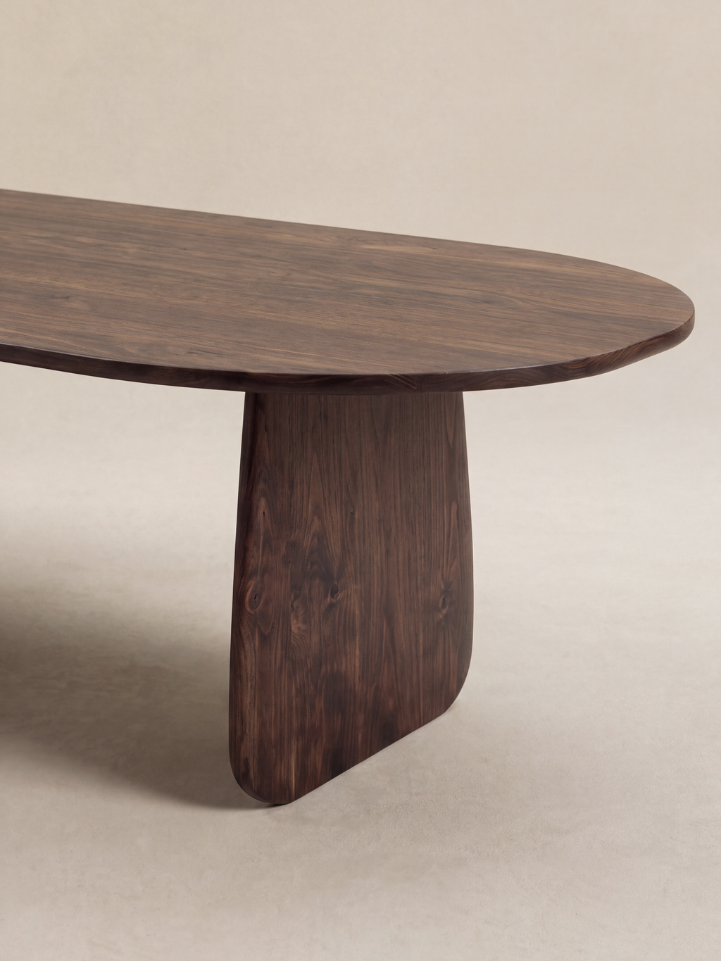 Milo Dining Table — rounded end
