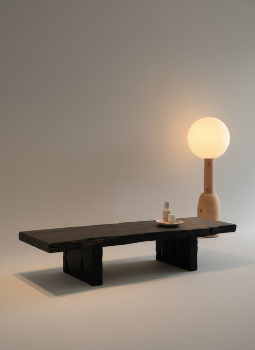 Black Slab Coffee Table