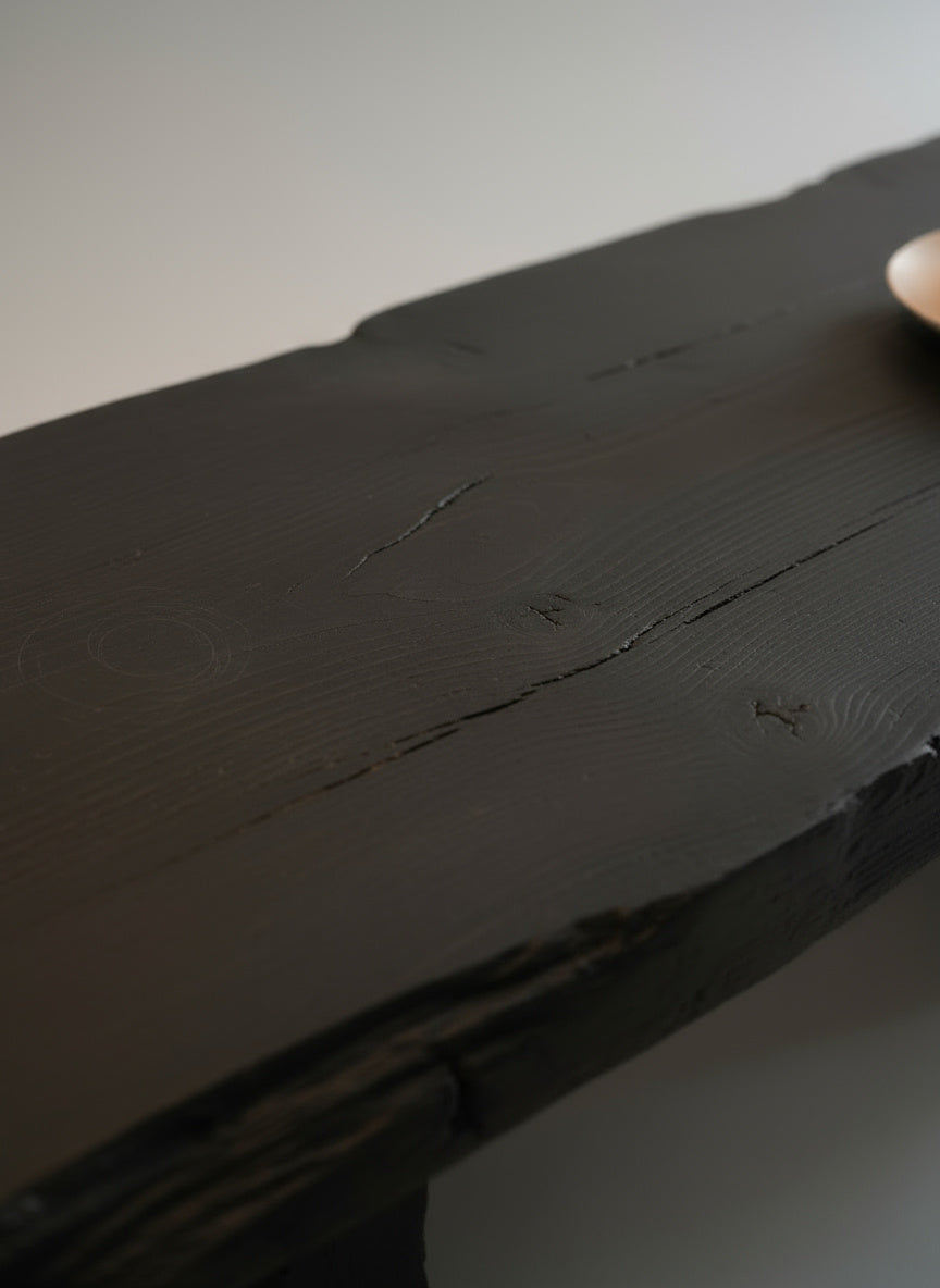 Black Slab Coffee Table