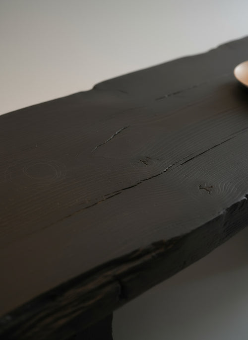 Black Slab Coffee Table