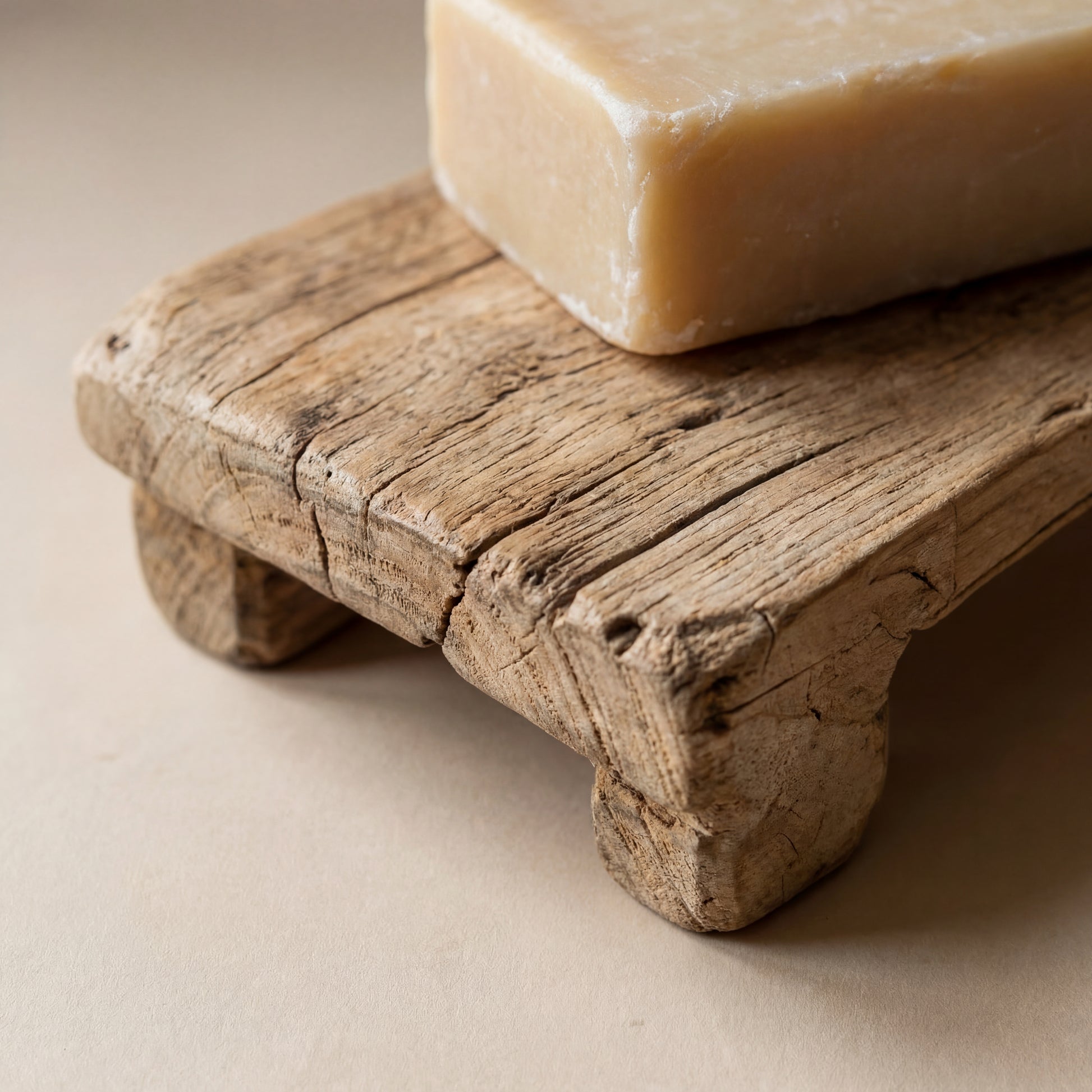 Hand carved soap dish